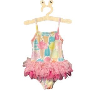 Biscotti + Kate Mack Ice Cream Social Tulle Frills Swimsuit